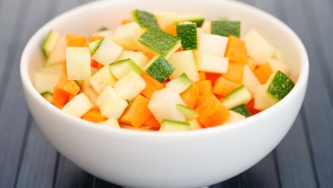 Carottes et courgettes au four
