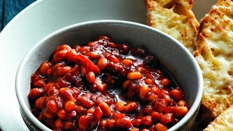 Fèves au jambon