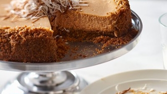 Gâteau au fromage à la noix de coco et à la citrouille