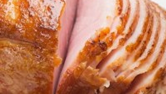 Jambon glacé à l'orange