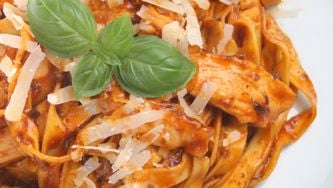 Linguine au poulet à la mexicaine