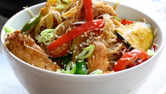 Nouilles épicées à la thaï