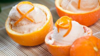 Oranges givrées