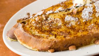 Pain doré à l'orange et aux amandes