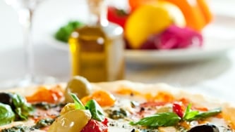 Pizza au pesto