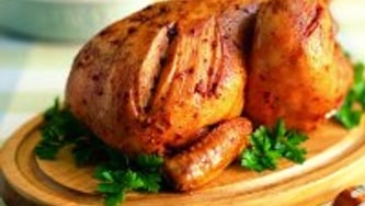 Poulet rôti aux deux paprikas et à l'érable