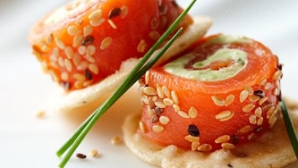 Roulades de saumon
