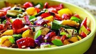 Salade de légumes grillés