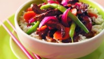 Sauté de boeuf à l'orange