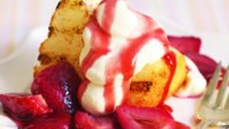 Shortcake aux fraises et à l'érable