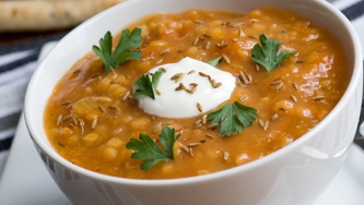Soupe aux lentilles recette maison