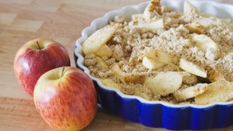 Tarte aux pommes croustillante