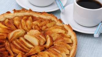 Tarte aux pommes fondante