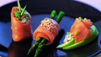 Trio de saumon fumé