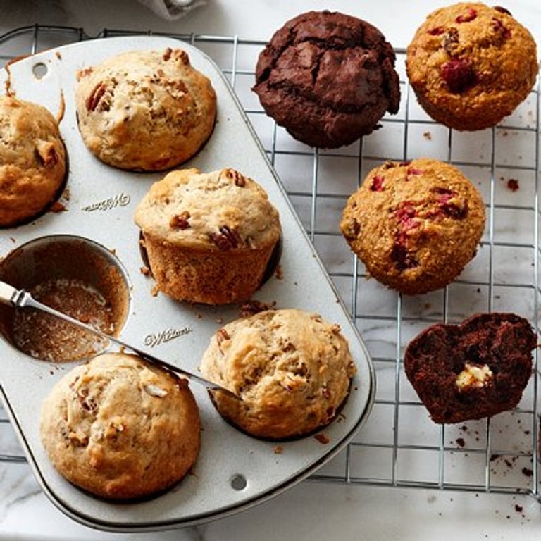 Muffins de maïs aux canneberges