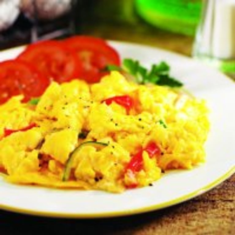 Oeufs brouillés à la courgette