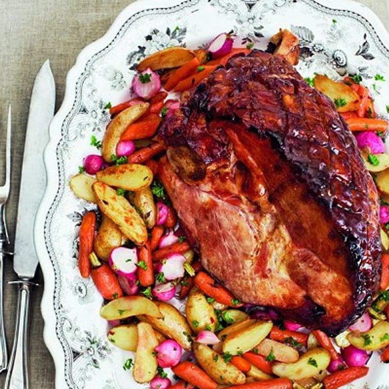 Petit rôti de boeuf aux légumes racines