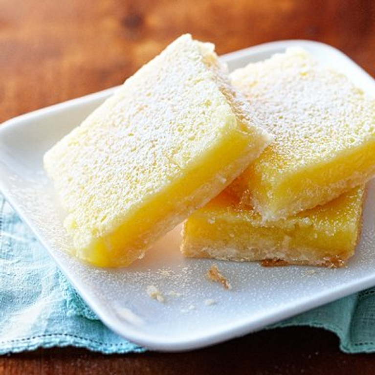 Carrés au citron