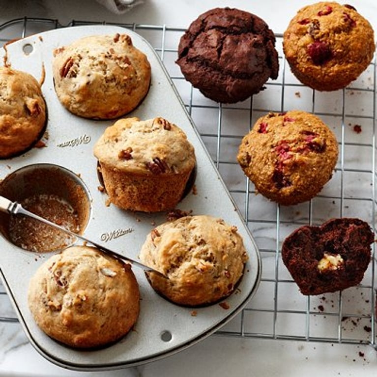 Muffins de maïs aux canneberges