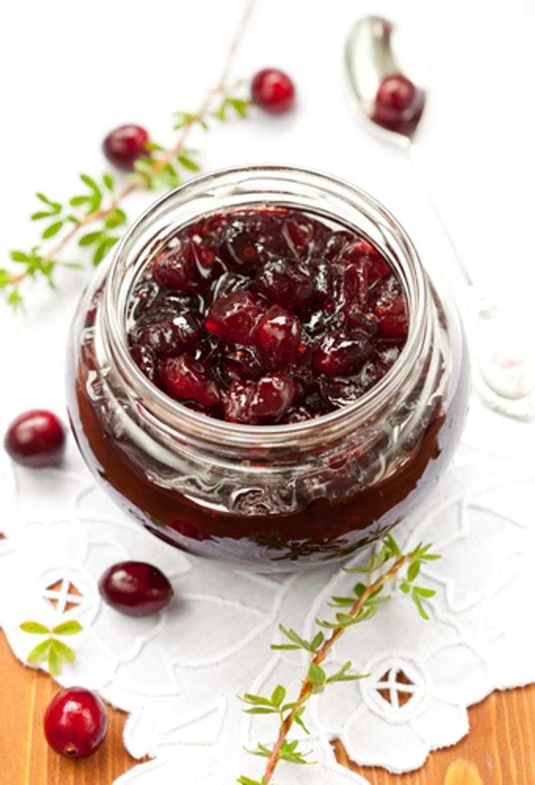 Sauce aux canneberges