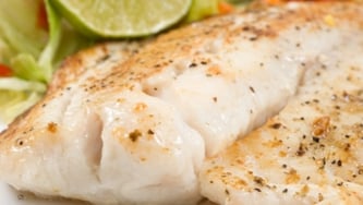 Papillote de turbot au pamplemousse et à la coriandre