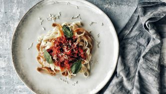 Sauce au veau haché et aux coeurs de palmier