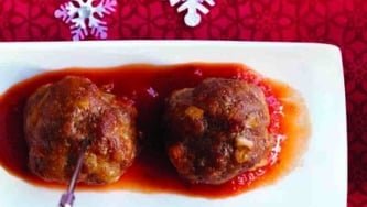 Boulettes de boeuf, sauce aigre-douce