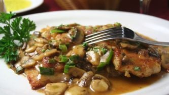 Tendrons de veau braisés aux pleurotes