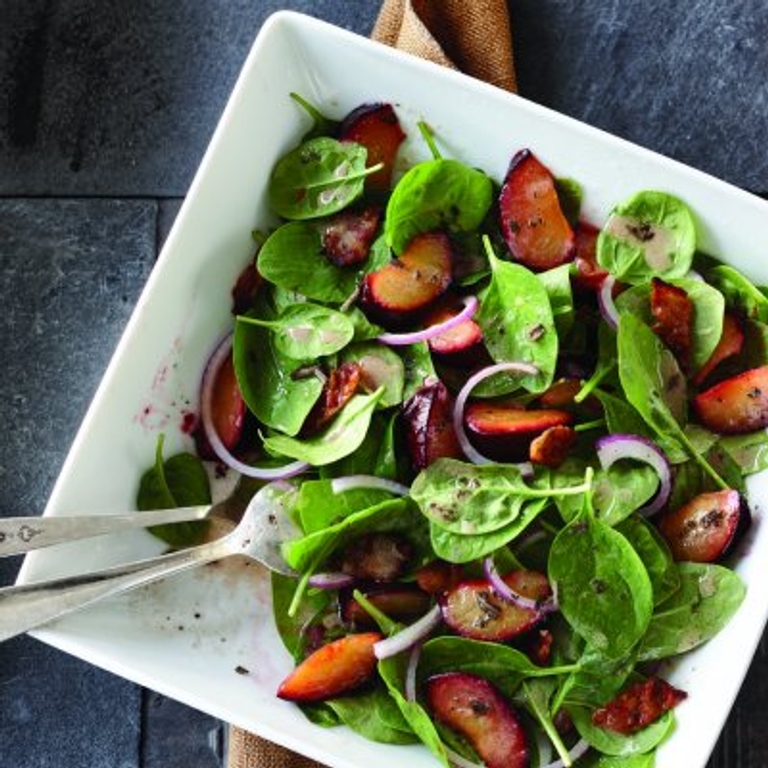 Salade d'épinards au cari