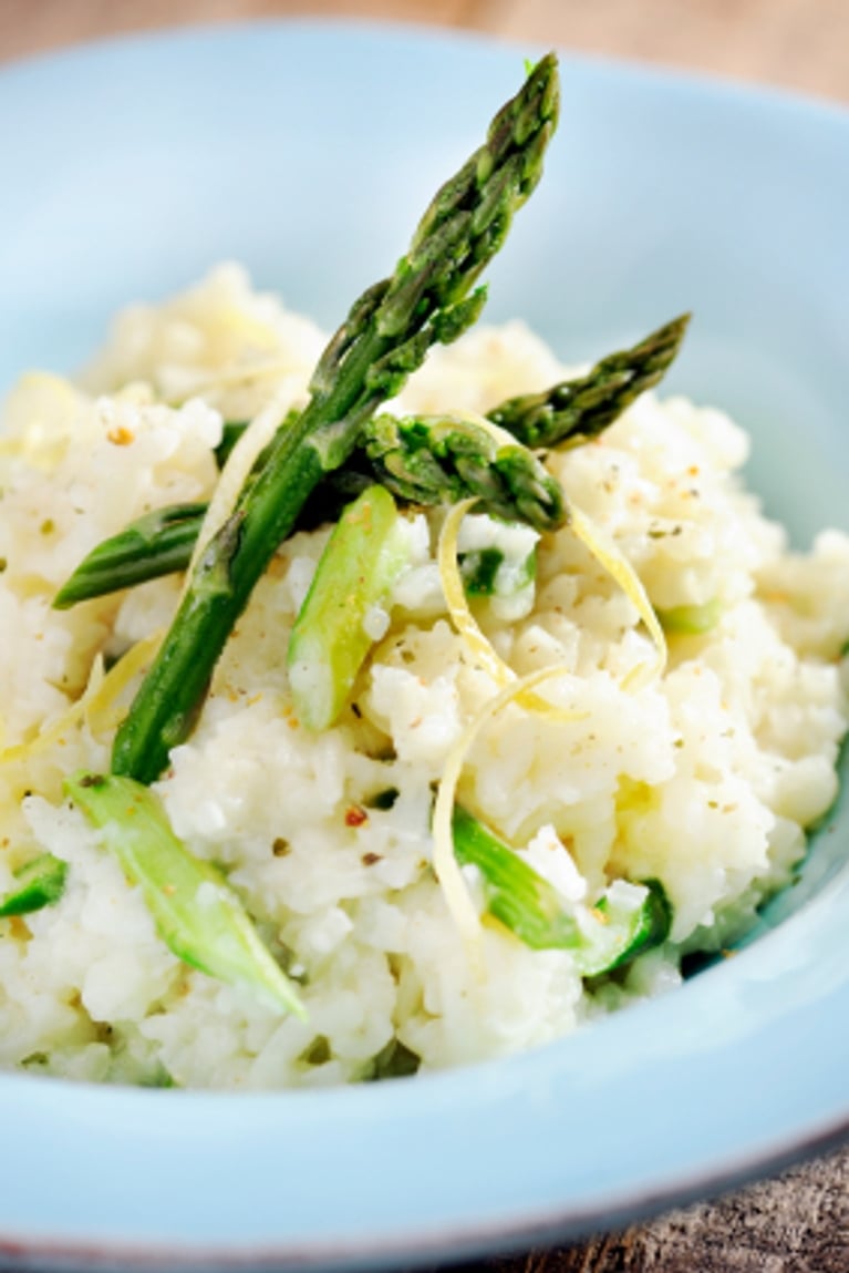 Risotto crémeux au fromage de chèvre