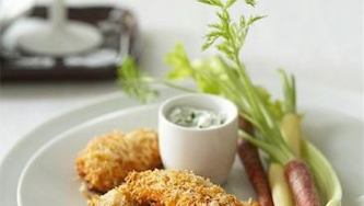 Bâtonnets de poulet avec choix d'enrobage