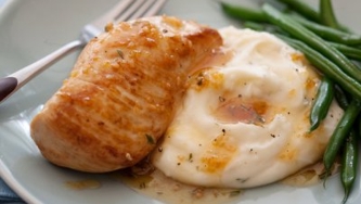 Blancs de poulet au chutney et à l'orange