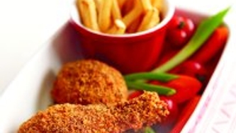 Cuisses de poulet croustillantes