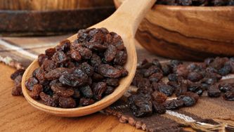 Tartelettes au miel et aux raisins secs