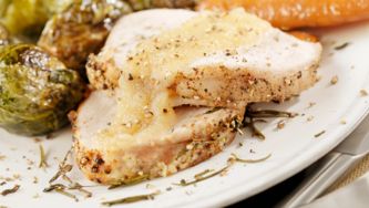 Mignons de porc au gingembre et pommes à l'ancienne