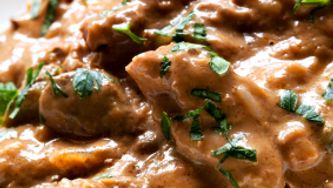 Sauce crémeuse aux champignons