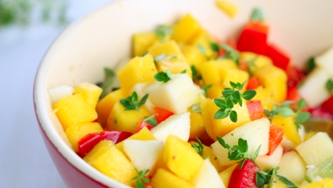 Salade de mangue en vinaigrette