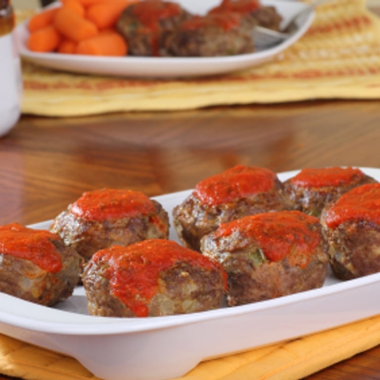 Mini-pains de viande en sauce