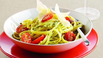 Spaghettini, sauce verte