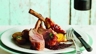 Carrés d'agneau à la marocaine