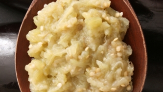 Purée d'aubergines