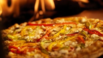 Pizza grillée
