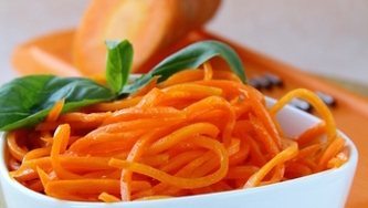 Salade de carottes à l'orientale