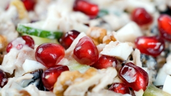 Salade de poulet aux fruits