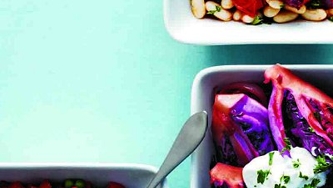 Salade végétarienne de légumineuses