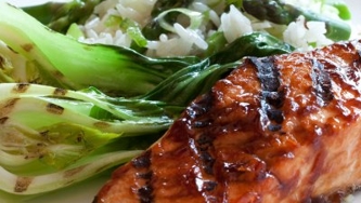 Saumon au poivre sauce hoisin