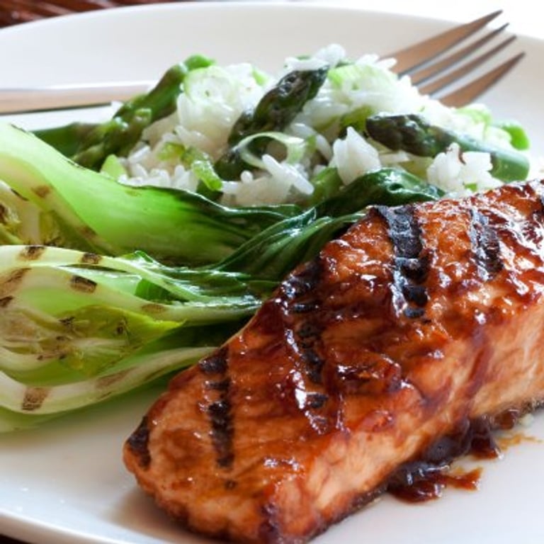 Saumon au poivre sauce hoisin