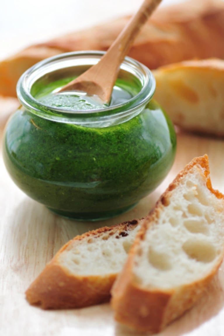 Croûtes de pesto