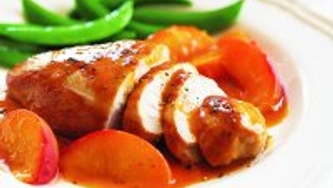 Poulet aux pommes et au curry