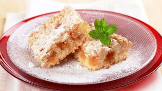 Barres croustillantes au caramel et aux pommes